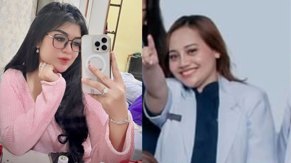 Suci Feblika Silaban, istri sah Ronny Dharma Prasetya, dan Sarah Wanda Nainggolan. (TikTok)